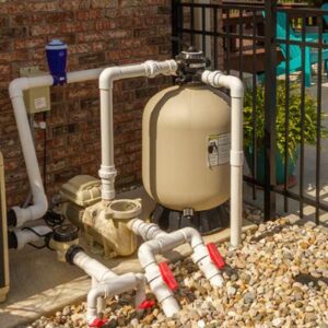Pool filter sand change service in North Texas