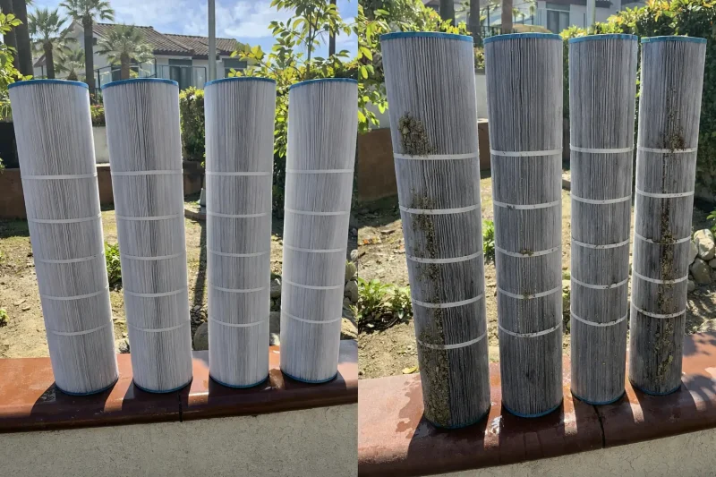 Swimming pool filter repair in North Texas